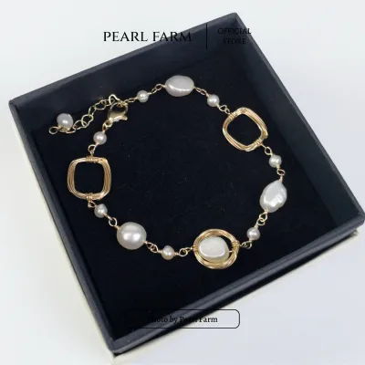 Lắc Tay Ngọc Trai Mix Dây Đồng Handmade Độc Đáo