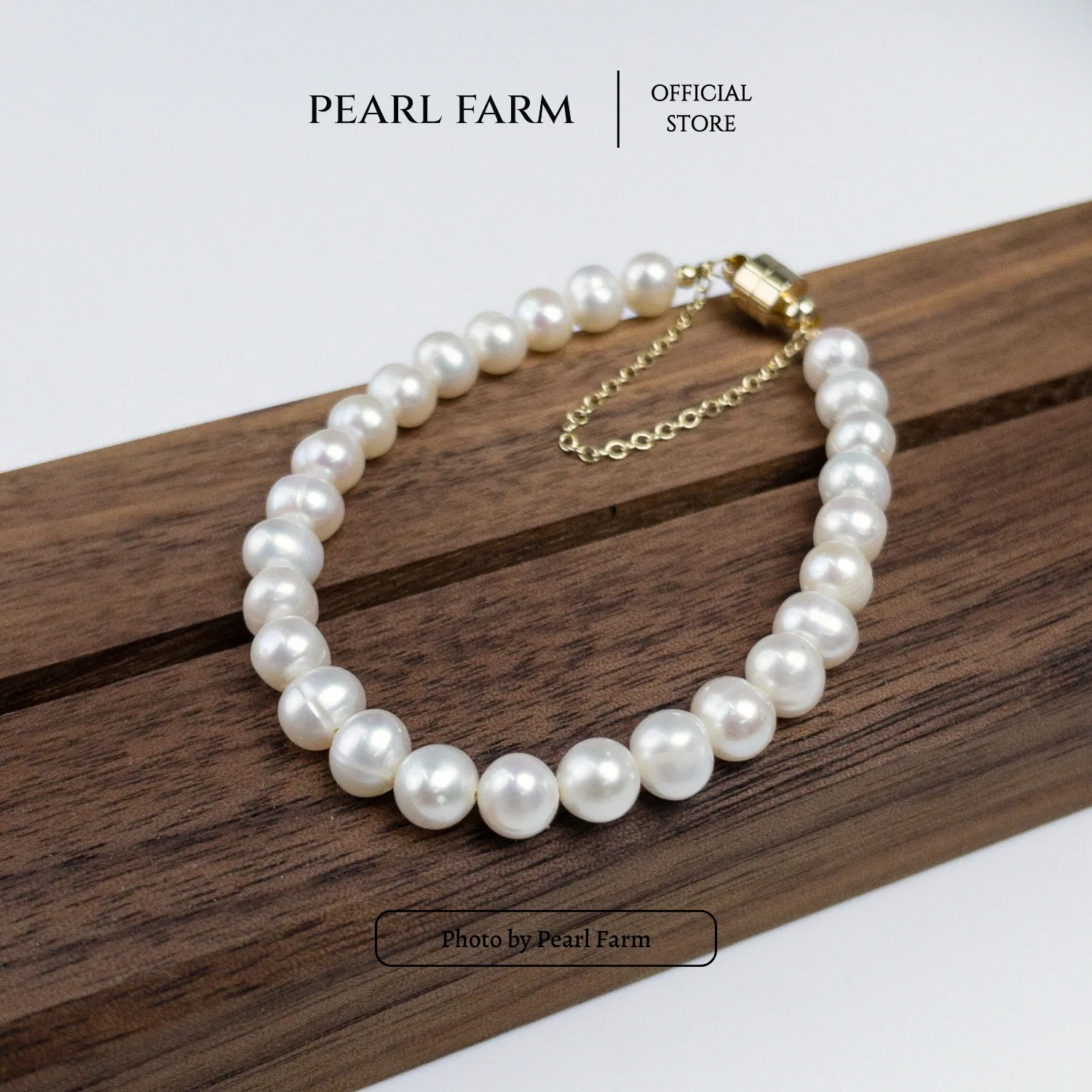 Lắc Tay Ngọc Trai Khóa Nam Châm Hợp Kim Chắc Chắn - Ảnh 8