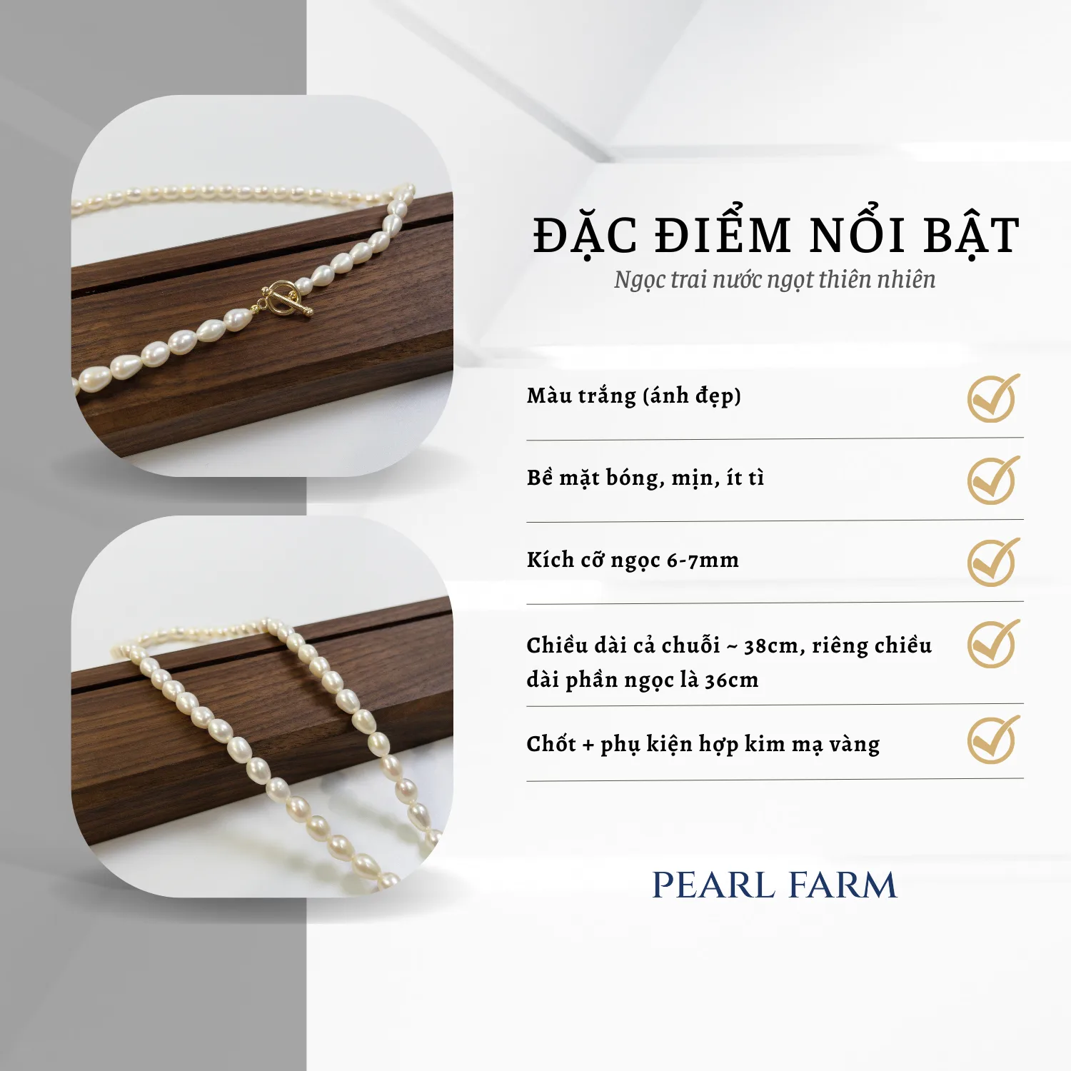 Chuỗi Vòng Cổ Ngọc Trai Thời Trang Khóa O-T Trẻ Trung - Ảnh 3