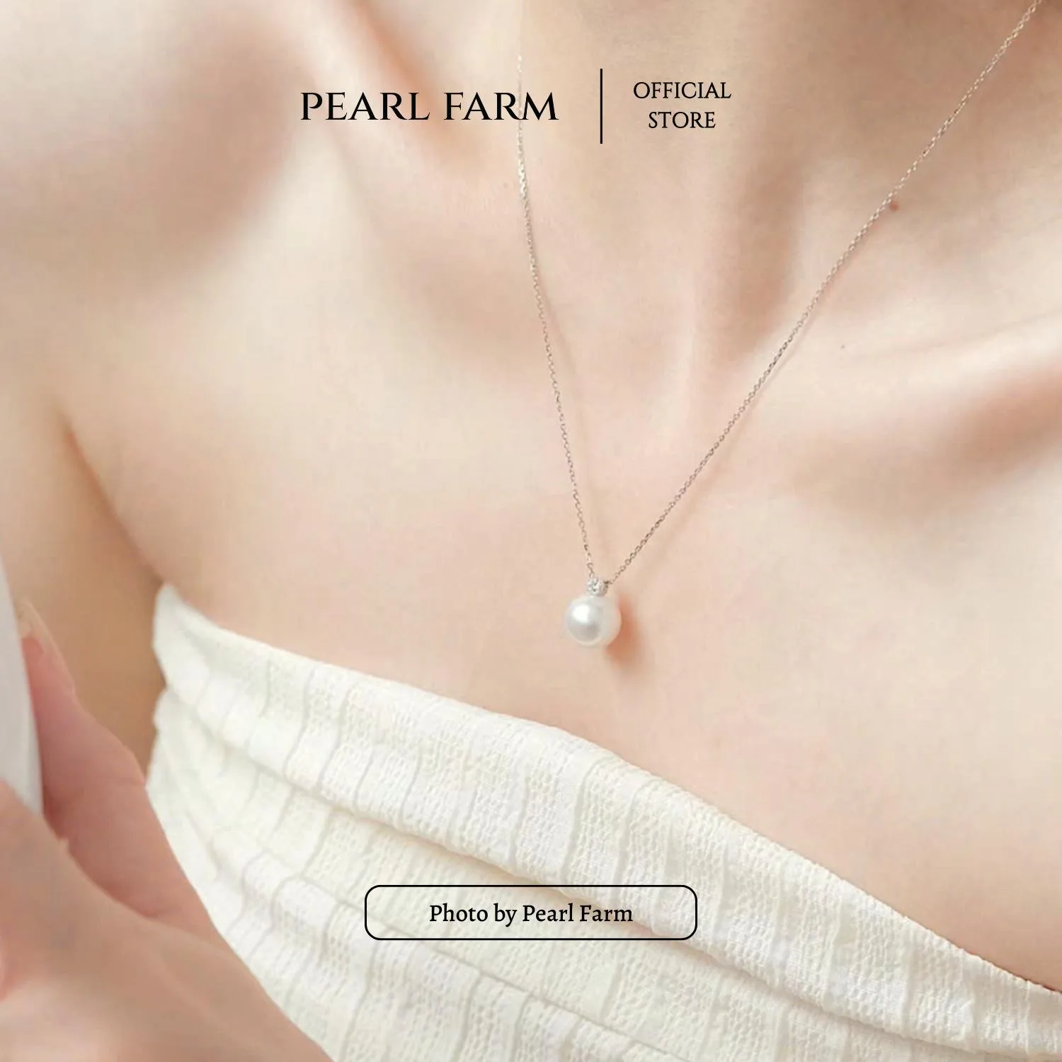 Dây Chuyền Mặt Ngọc Trai Đính Đá Lấp Lánh Sang Trọng - Ảnh 6