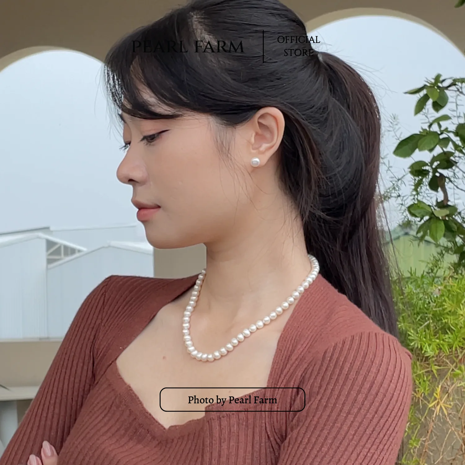 Bông Tai Ngọc Trai Nụ Dáng Bánh Bao 6-10mm - Ảnh 9