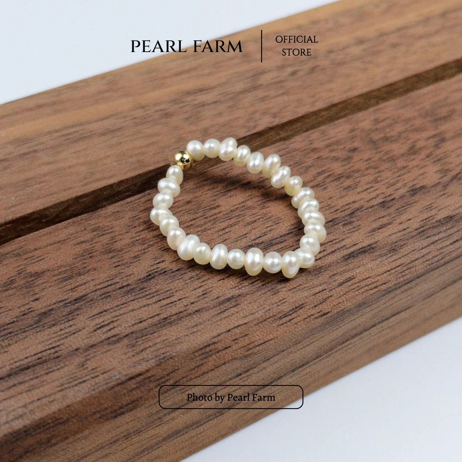 Nhẫn Ngọc Trai Nhí Co Giãn Thời Trang Phối Bi Vàng Cá Tính - Ảnh 6