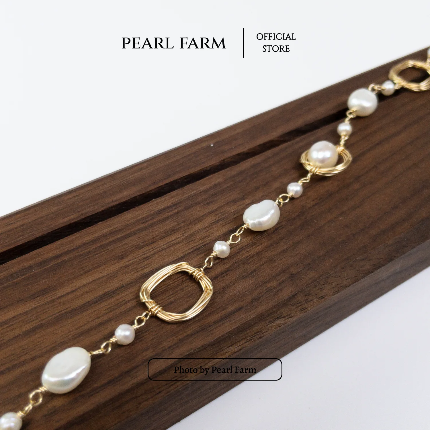 Lắc Tay Ngọc Trai Mix Dây Đồng Handmade Độc Đáo - Ảnh 7