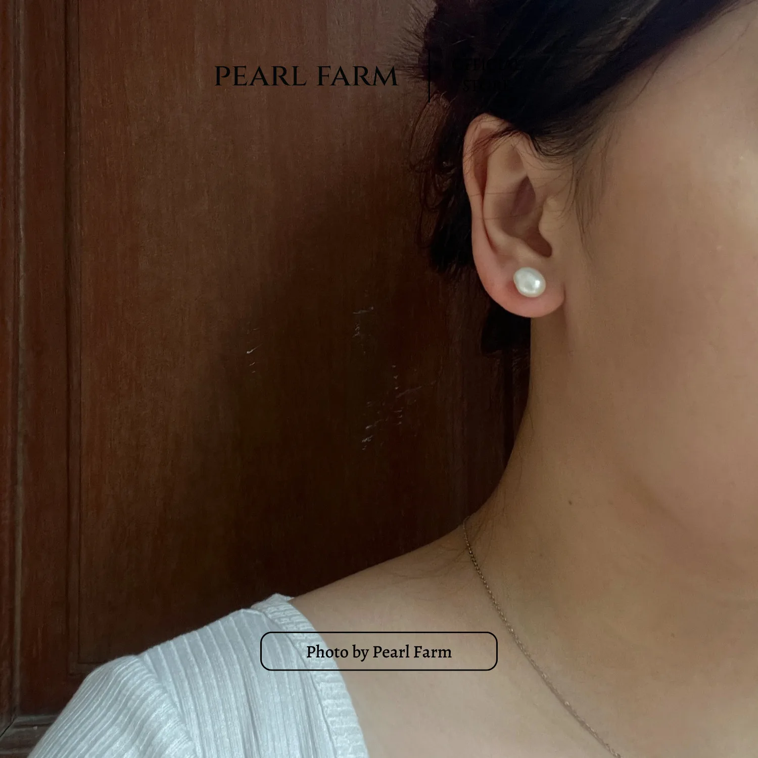 Bông Tai Nụ Ngọc Trai Đính Tai Dáng Dị Trẻ Trung Phong Cách - Ảnh 7