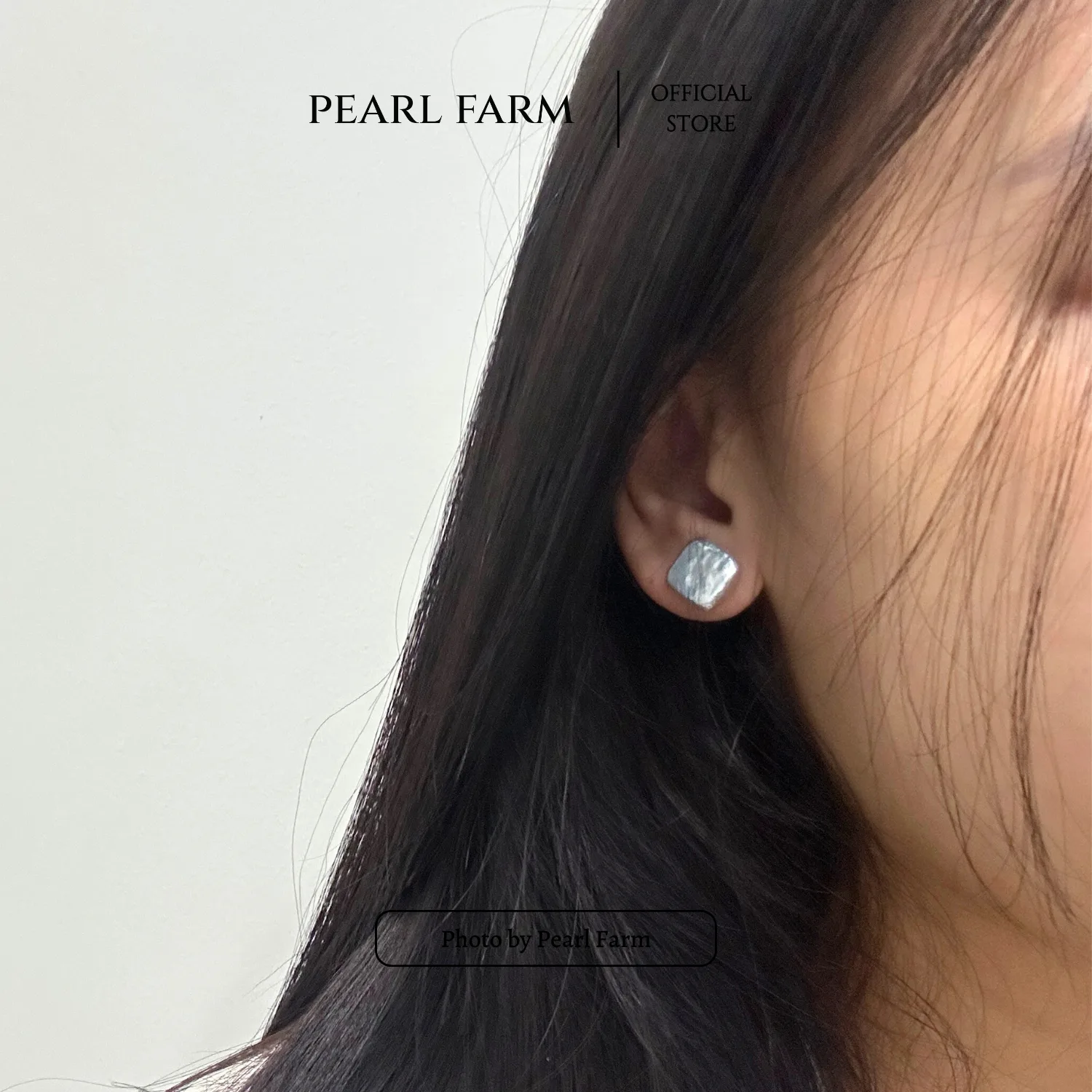 Bông Tai Nụ Ngọc Trai Hình Vuông Baroque - Ảnh 10