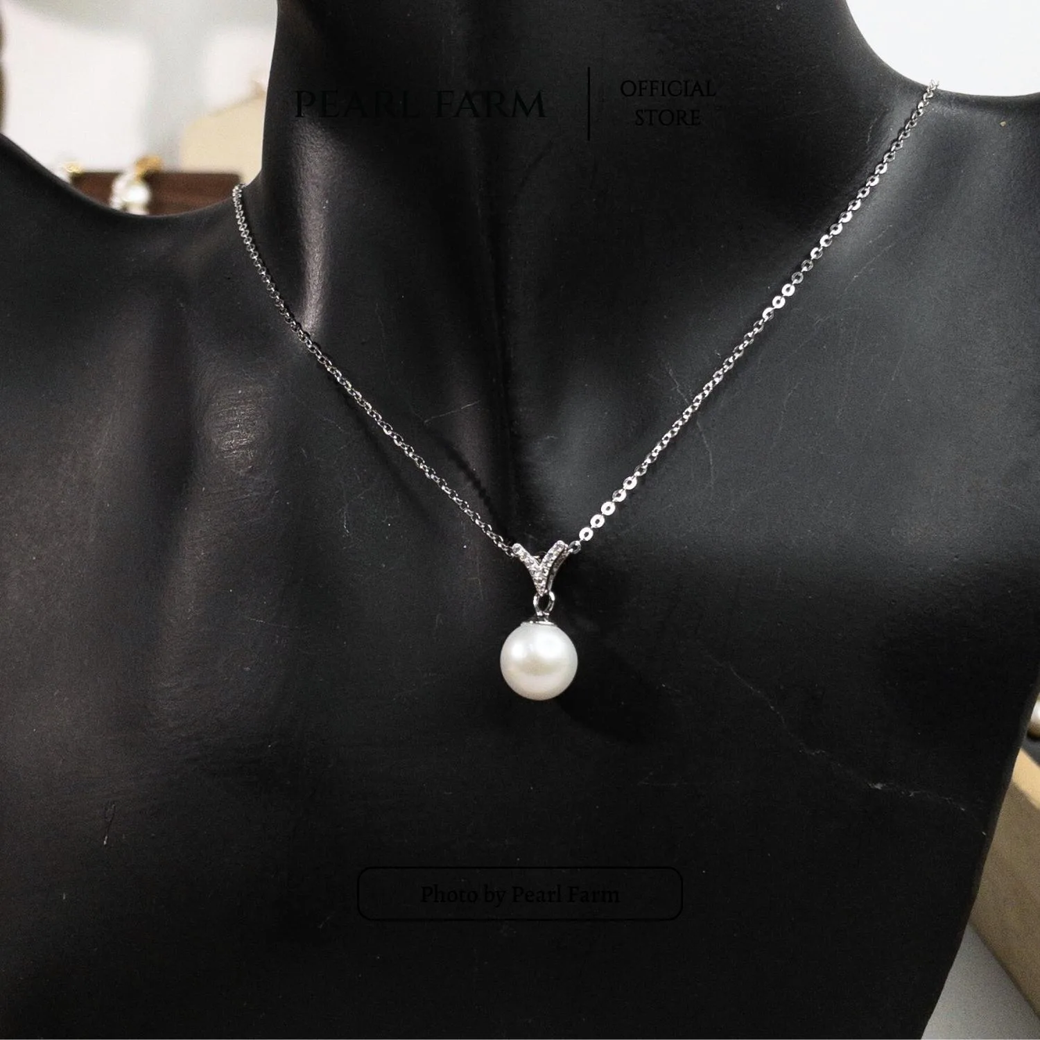 Dây Chuyền Ngọc Trai Mũ Chữ V - Ảnh 2