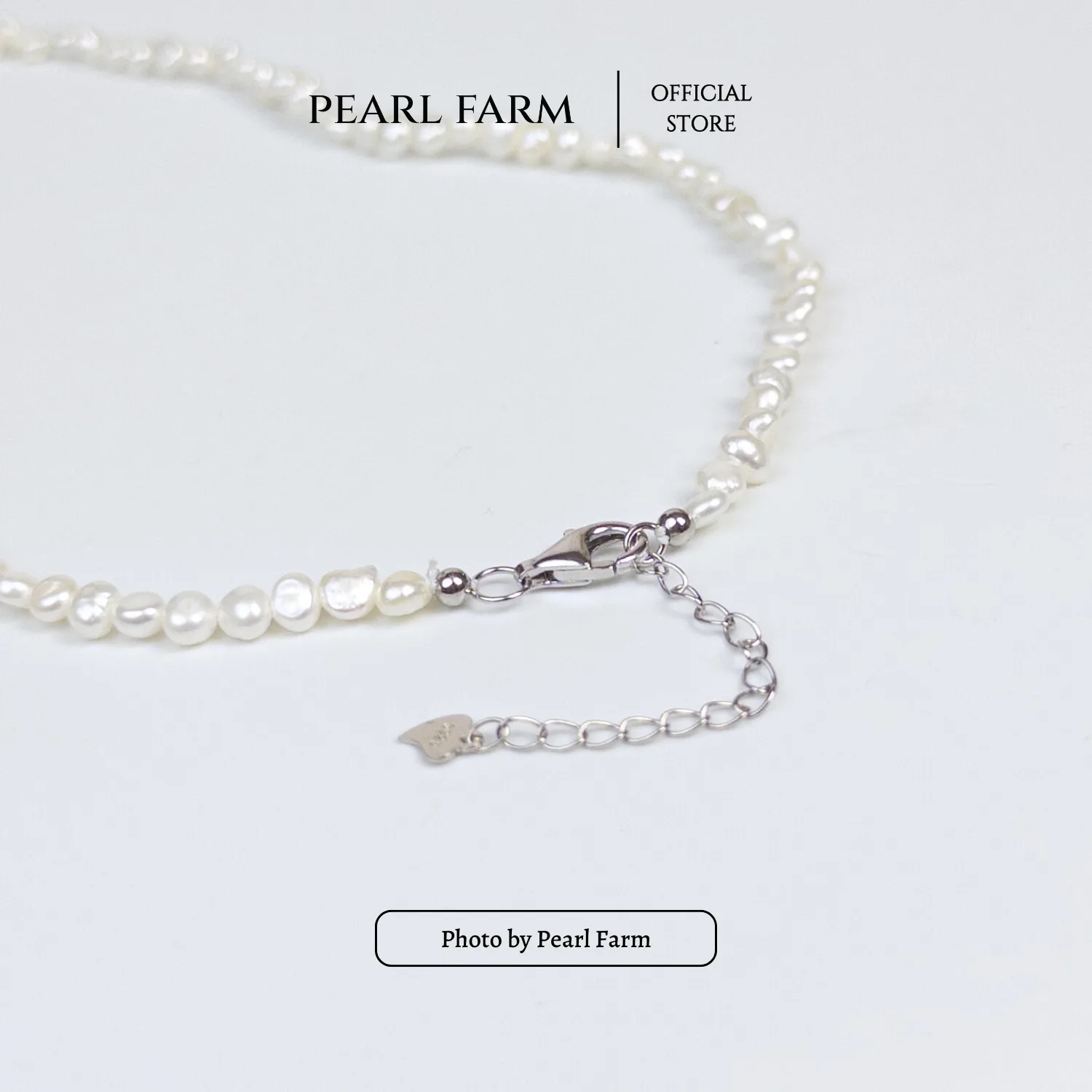 Chuỗi Cổ Ngọc Trai Xu Dị 4-5mm Mix Bông Hoa Dị Viên Chủ Cá Tính Pearl Farm - Ảnh 6