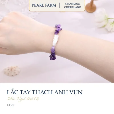 Lắc Tay Thạch Anh Mix Ngọc Trai Dị Năng Động Trẻ Trung