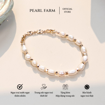 Lắc Tay Ngọc Trai Dị Phối Dây Xích