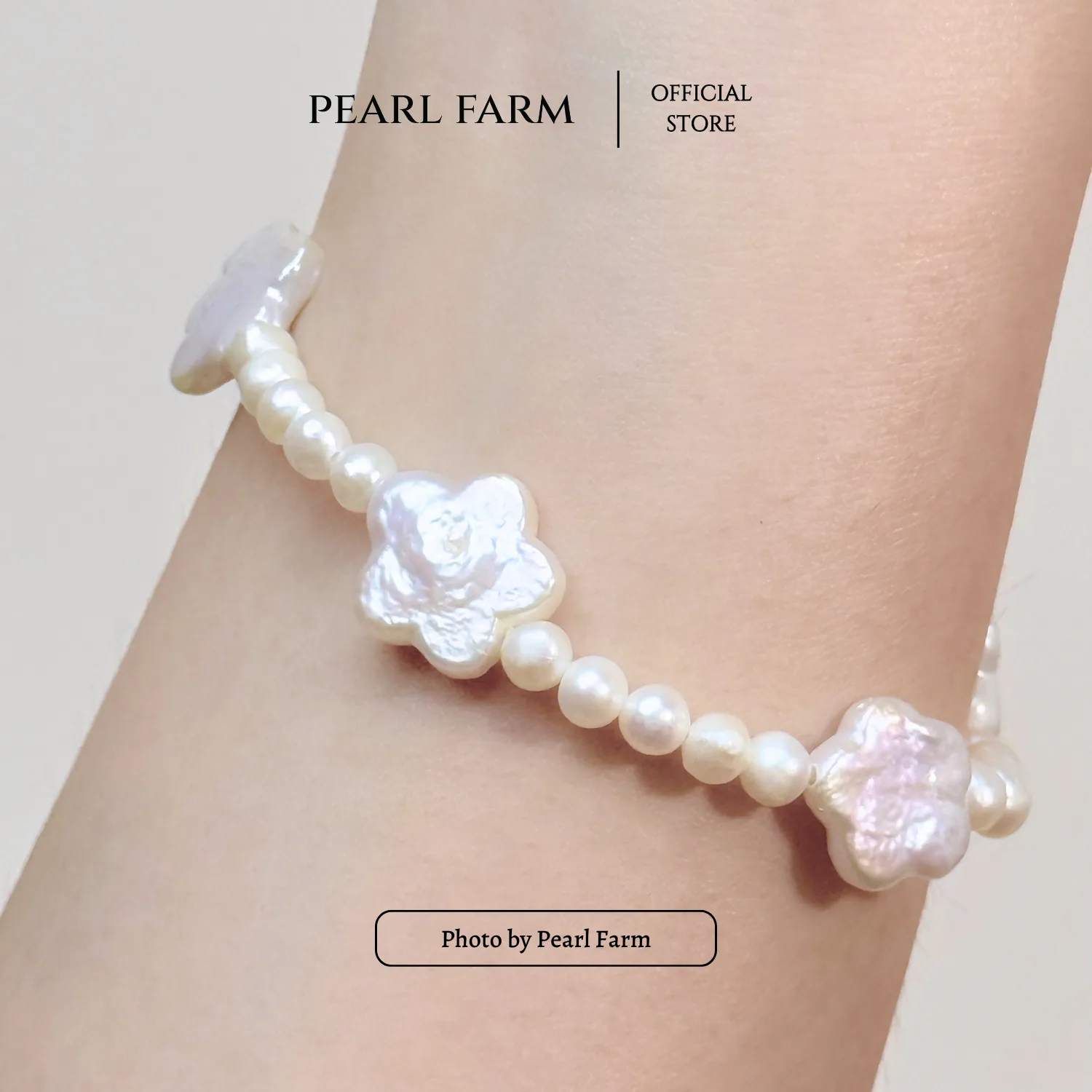 Lắc Tay Ngọc Trai Phù Điêu Tứ Hoa - Ảnh 10