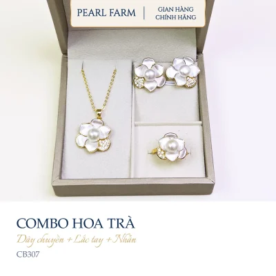 Bộ 3 Món Ngọc Trai Hoa Trà  Pearl Farm - CB307