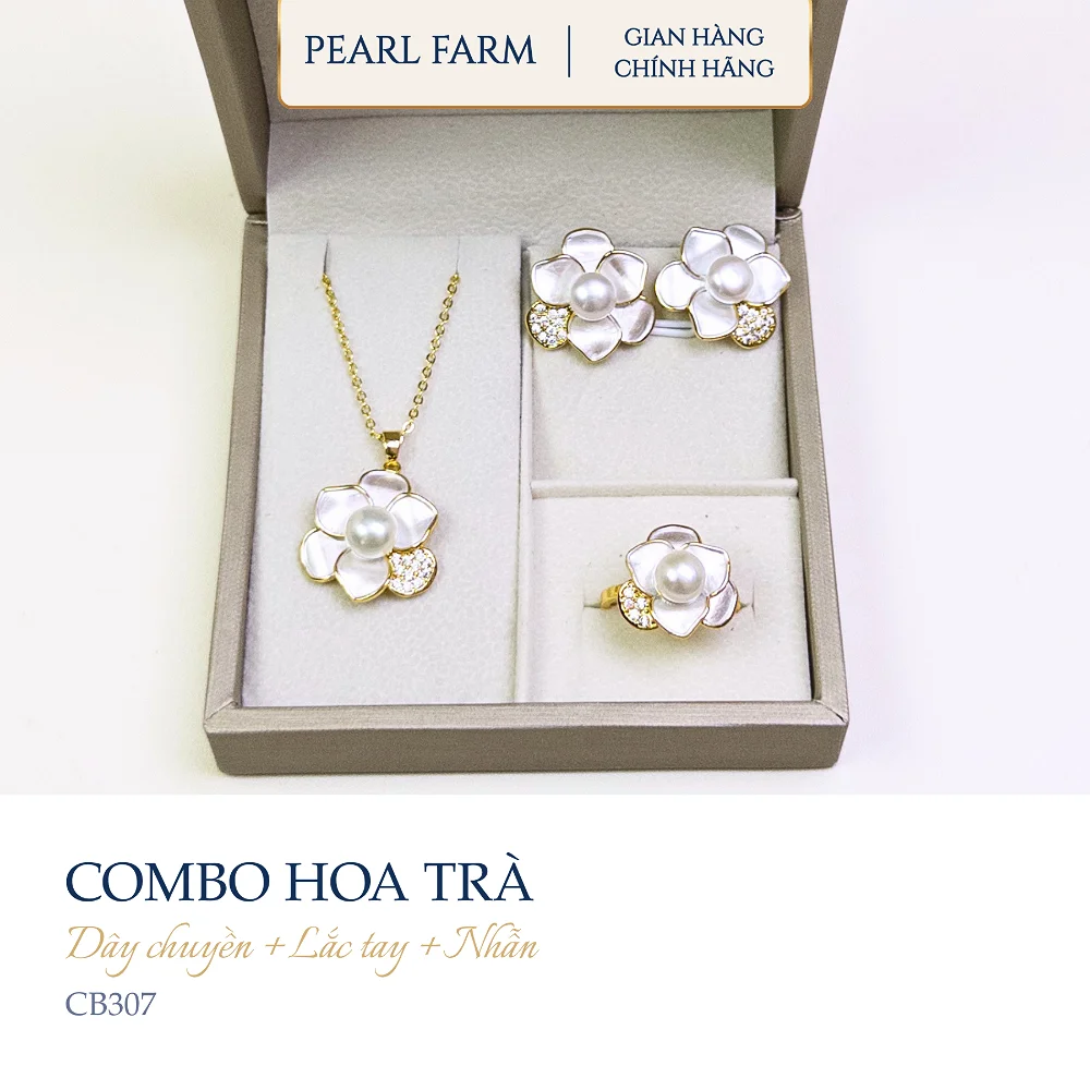 Bộ 3 Món Ngọc Trai Hoa Trà Pearl Farm - CB307