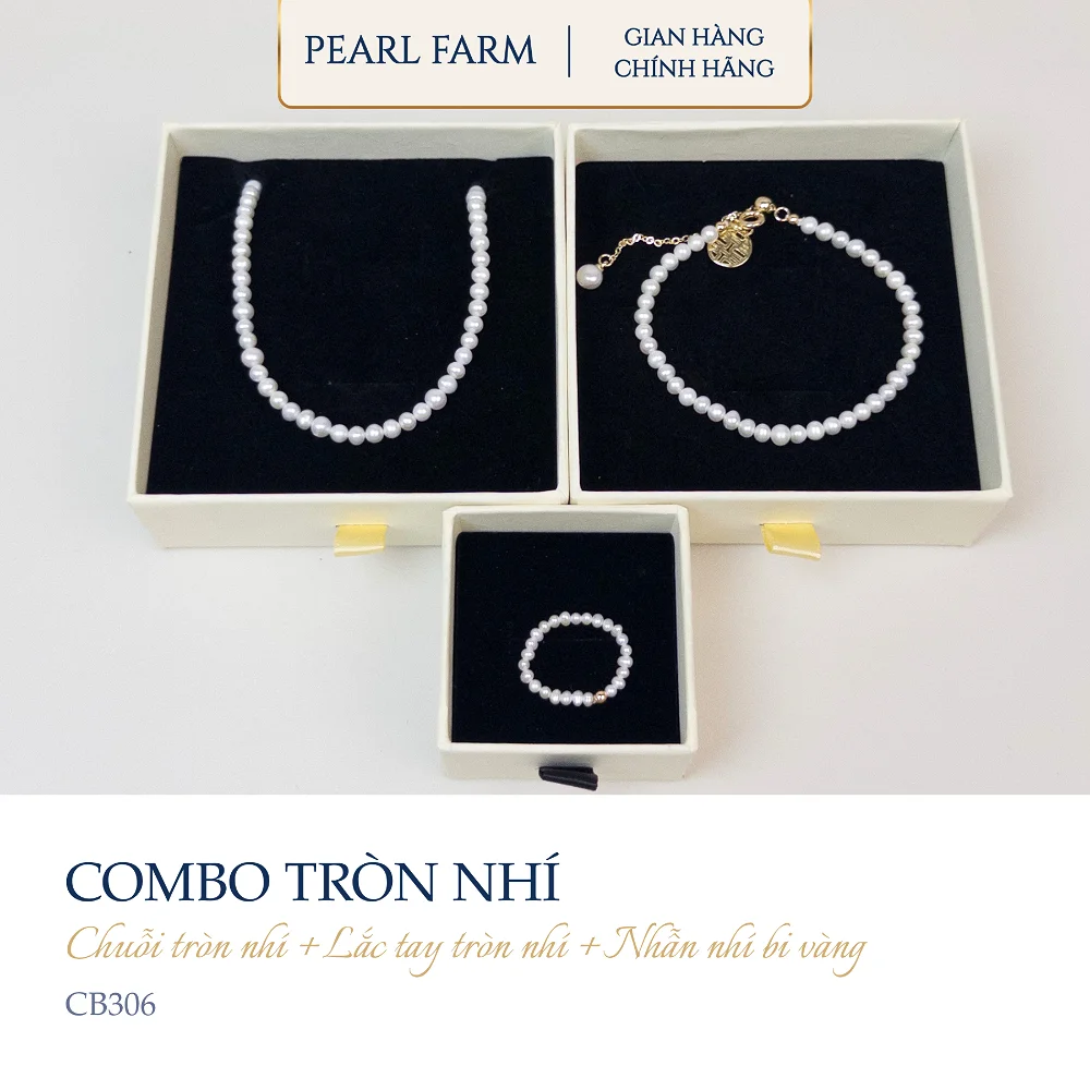 Bộ 3 Món Trang Sức Ngọc Nhí - CB306