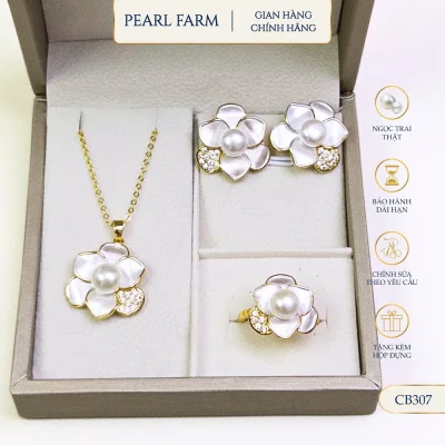Bộ 3 Món Ngọc Trai Hoa Trà  Pearl Farm - CB307