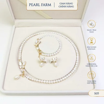 Bộ Trang Sức Hồ Điệp Pearl Farm - S05
