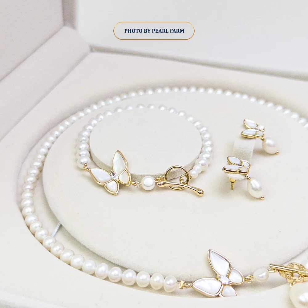 Bộ Trang Sức Hồ Điệp Pearl Farm - S05 - Ảnh 5