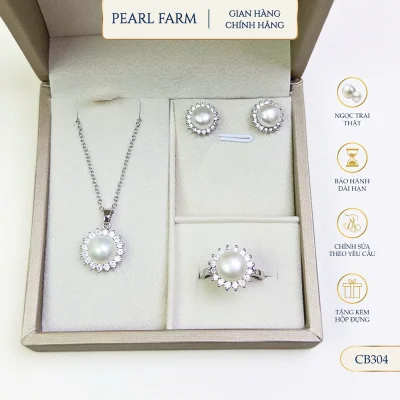 Bộ Ngọc Trai Bông Tuyết Pearl Farm - CB304
